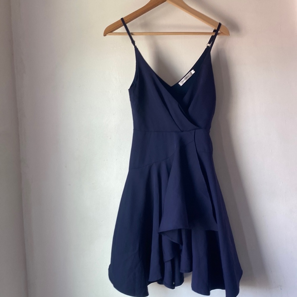 Hello Molly 6 Faux Wrap Asymmetric Dress